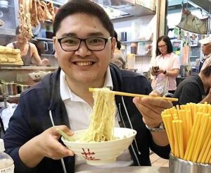 Mark Raygan Garcia, exploring a new culture in Hong Kong.