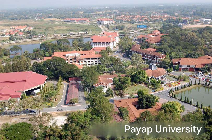 An aerial view of the Payap campus